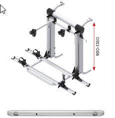 Standard Bike Rack plus lower rail